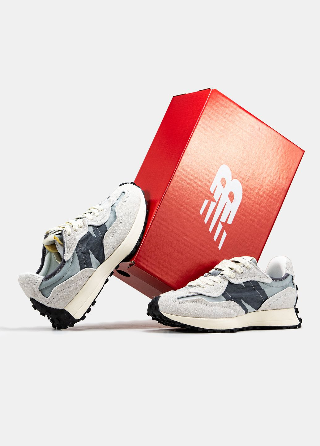 Бежеві Осінні кросівки чоловічі і жіночі new balance 327 beige gray | нью беланс бежеві сірі No Brand