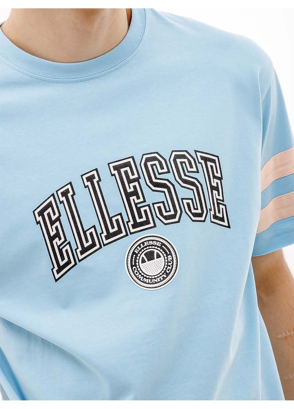 Голубая мужская футболка slateno t-shirt голубой Ellesse