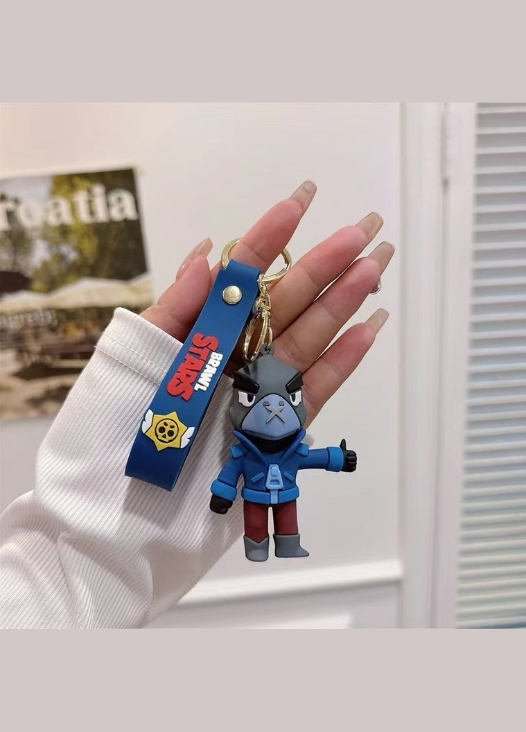 Брелок Бравл Старс Brawl Stars Crow ворон фігурка іграшка для ключів, рюкзака, сумки 8,2 см Shantou (306743512)