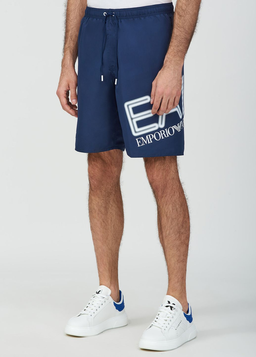 Мужские синие плавки EA7