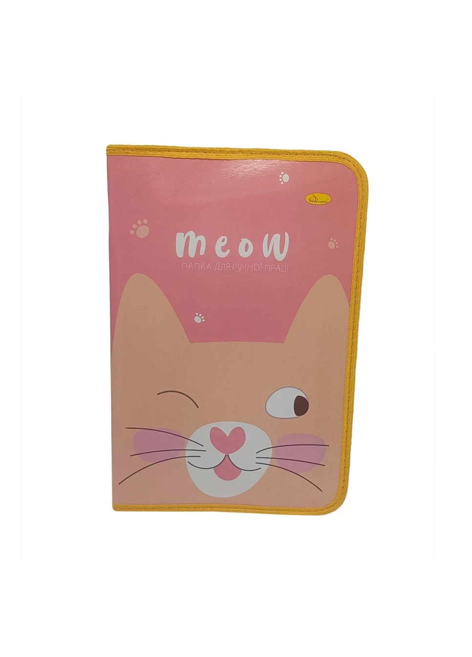 Папка для ручной работы на молнии А4 "Cat Meow" АП-1002-1 Апельсин (389438437)