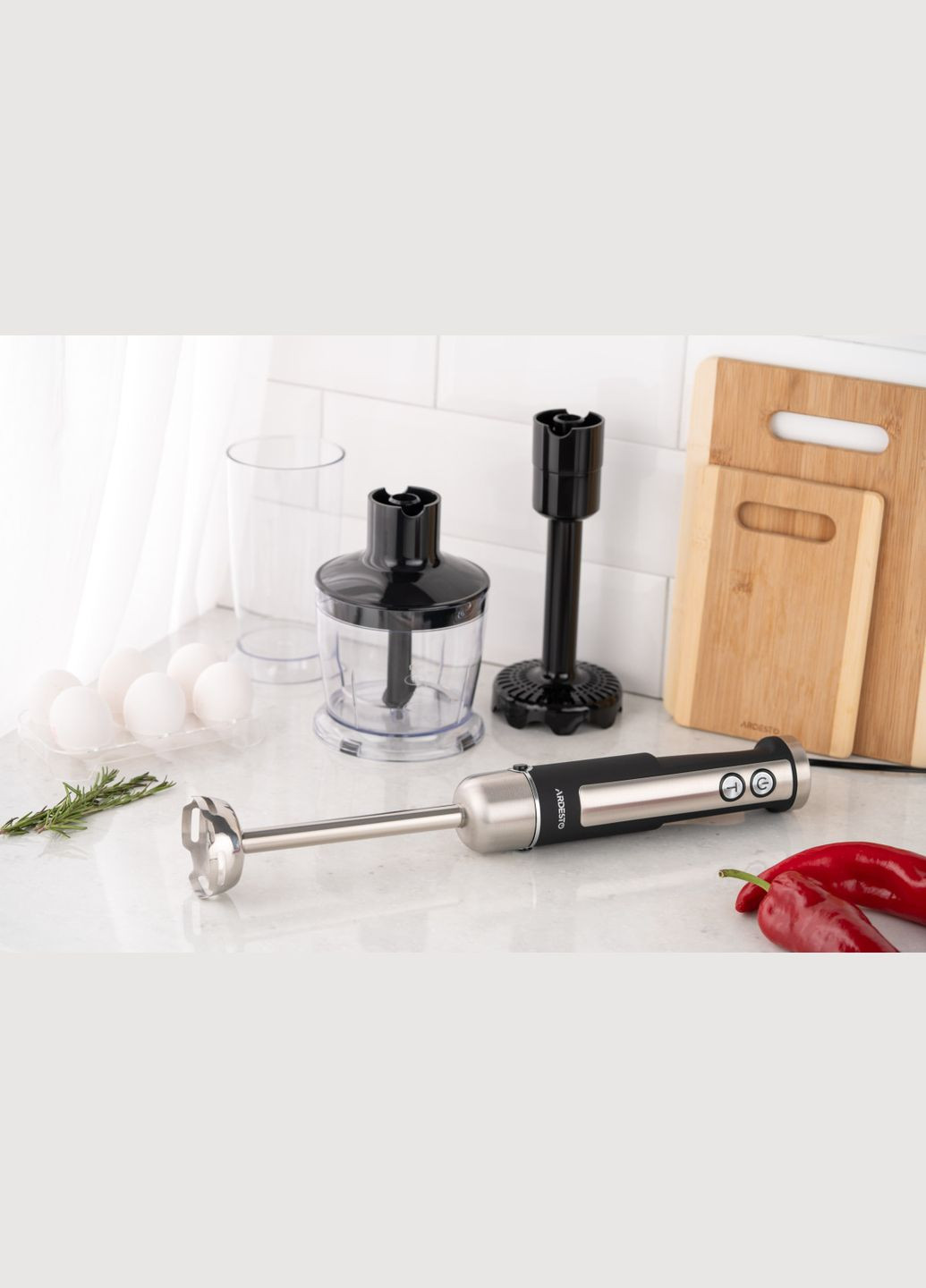 Блендер занурювальний HBG-1000BСHP 1000 Вт чорний Ardesto (336875659)