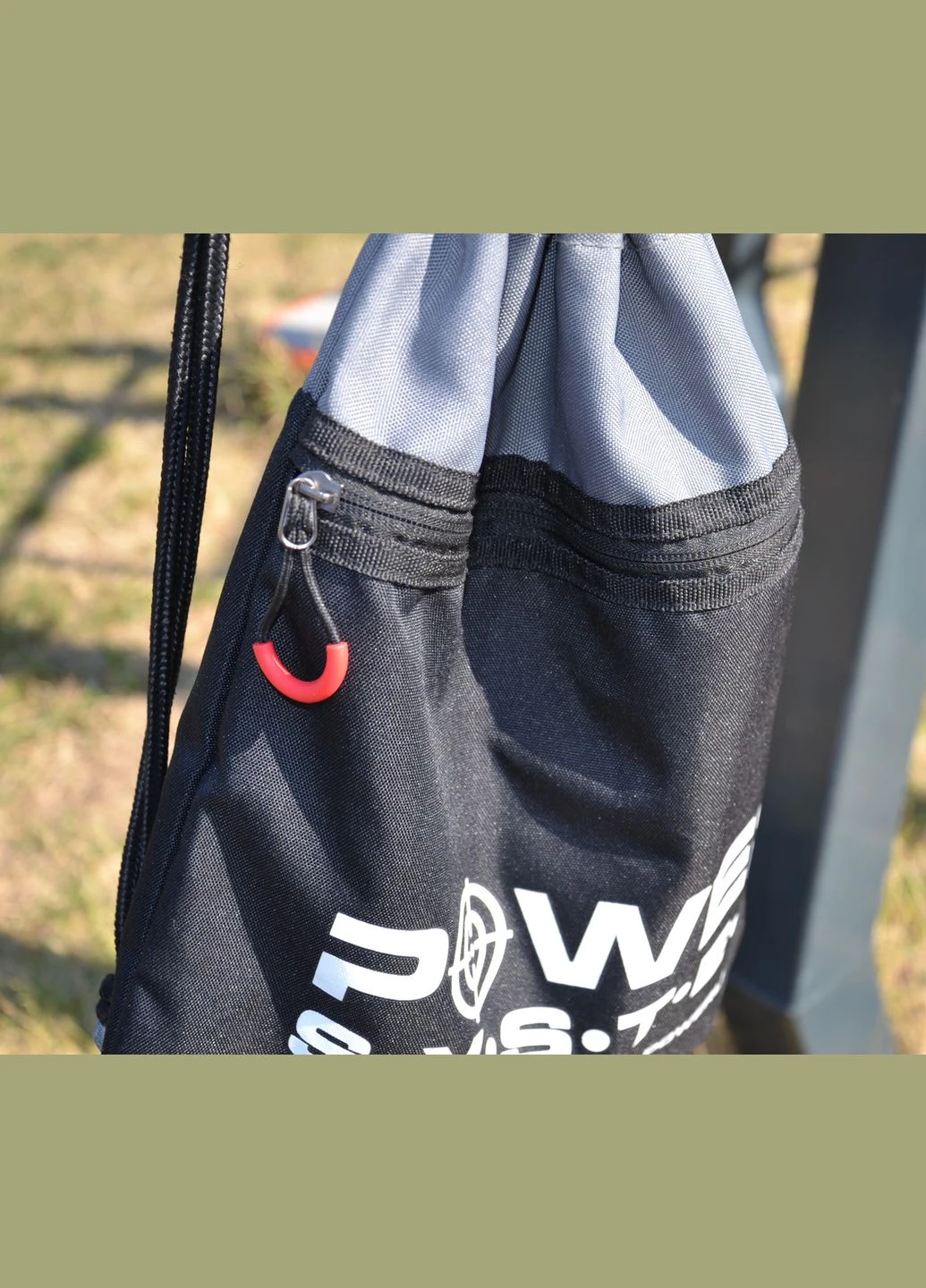 Рюкзак спортивный PS-7011 Gym Sack Alpha Blak/Grey Power System (345710747)