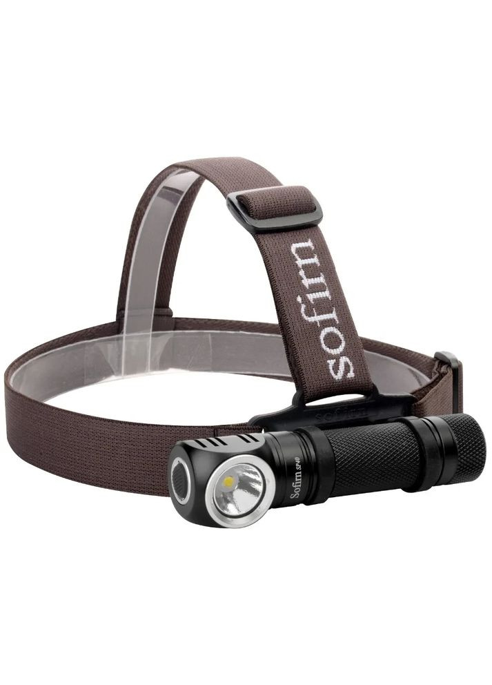 Ліхтар налобний SP40 5000-5700K + акумулятор 18650 black Sofirn (361056050)