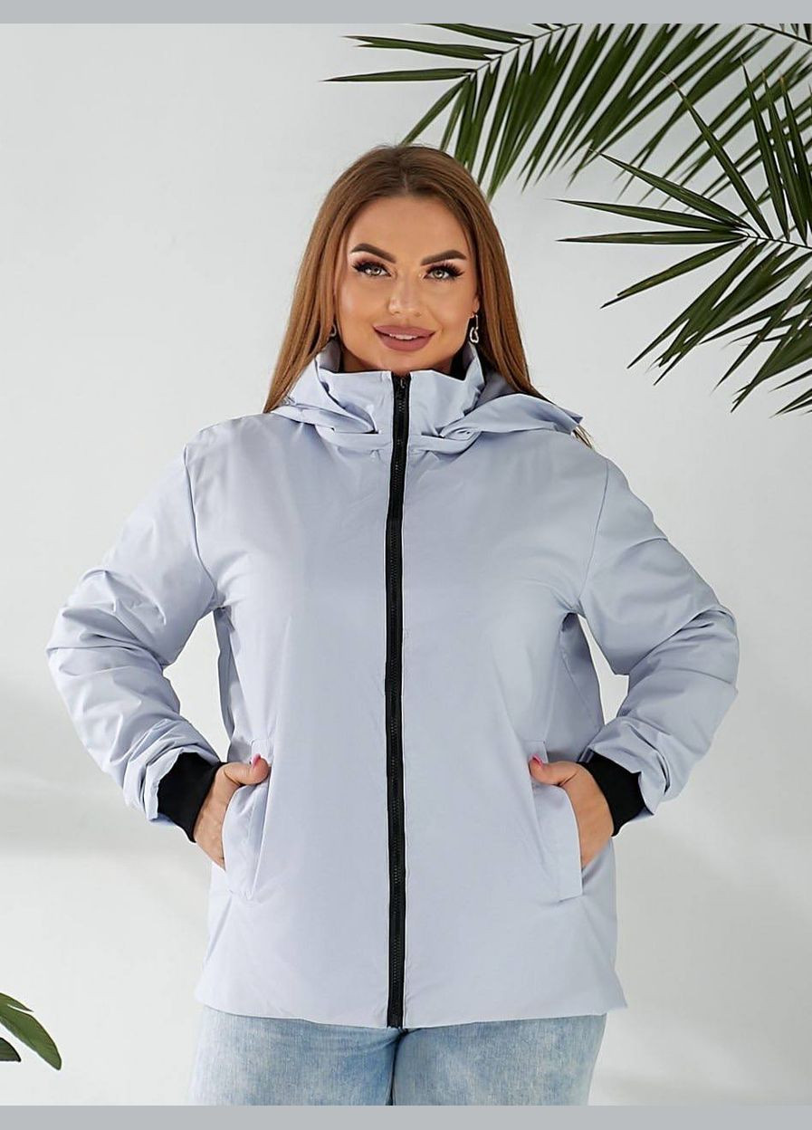 Белая куртка ветровка артик, водостойкая, с капюшоном No Brand