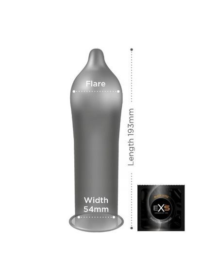 Презервативи чорні "Black Latex" №12 EXS (307151744)