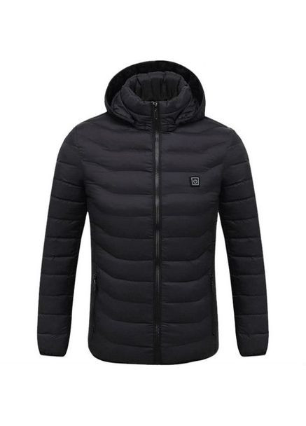 Черная демисезонная куртка с подогревом cimone (10880201xl) Thermalli