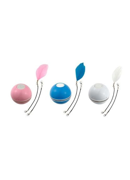 Інтерактивна іграшка для Котиків Собачок Розумний м'ячик на акумуляторі 2 режима (М1970280) Yoshida & Co. (325870265)