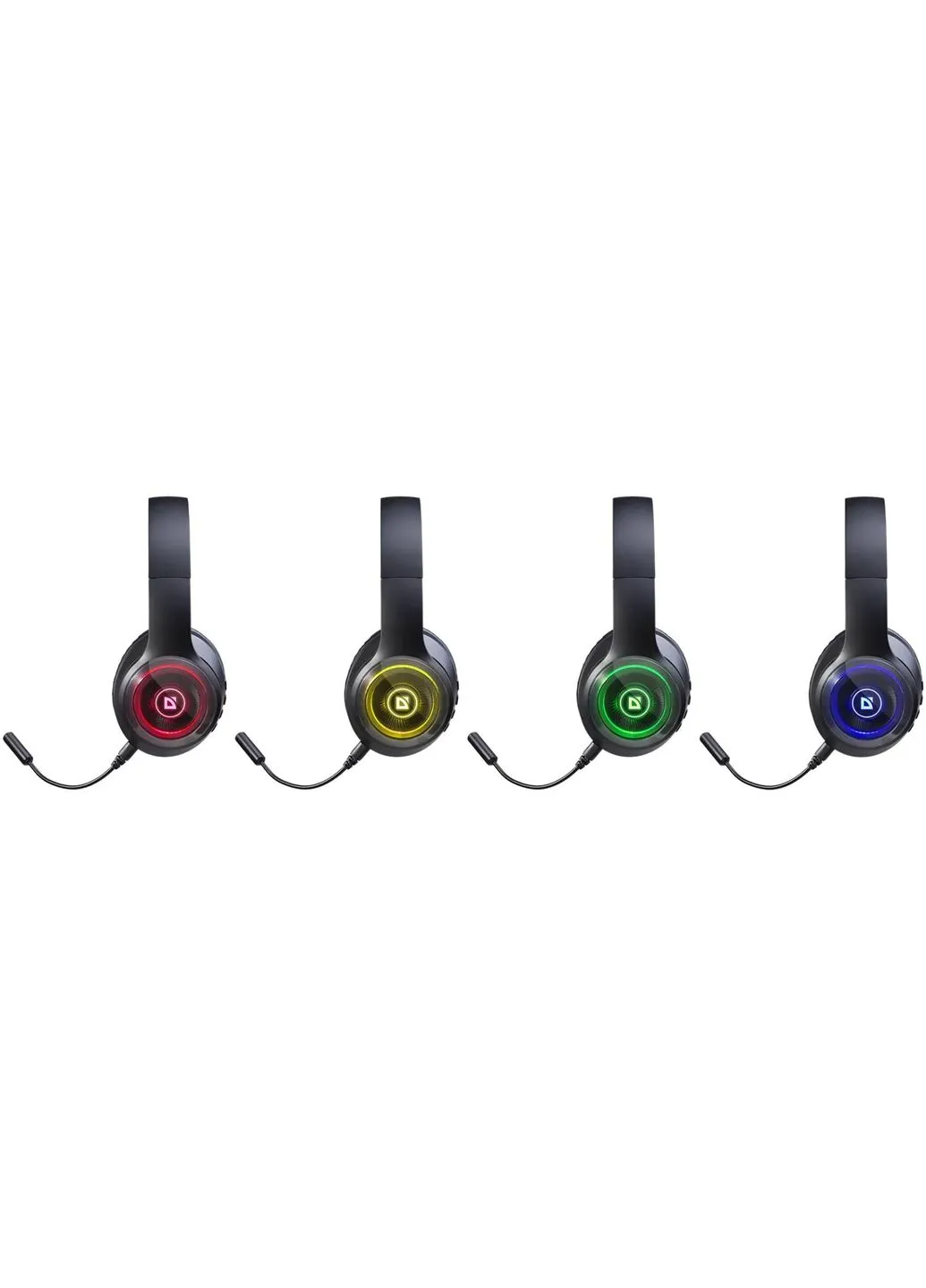 Гарнітура FreeMotion B400 Bluetooth+3,5мм,гнучкий мікрофон, LED, Black Defender (380216124)