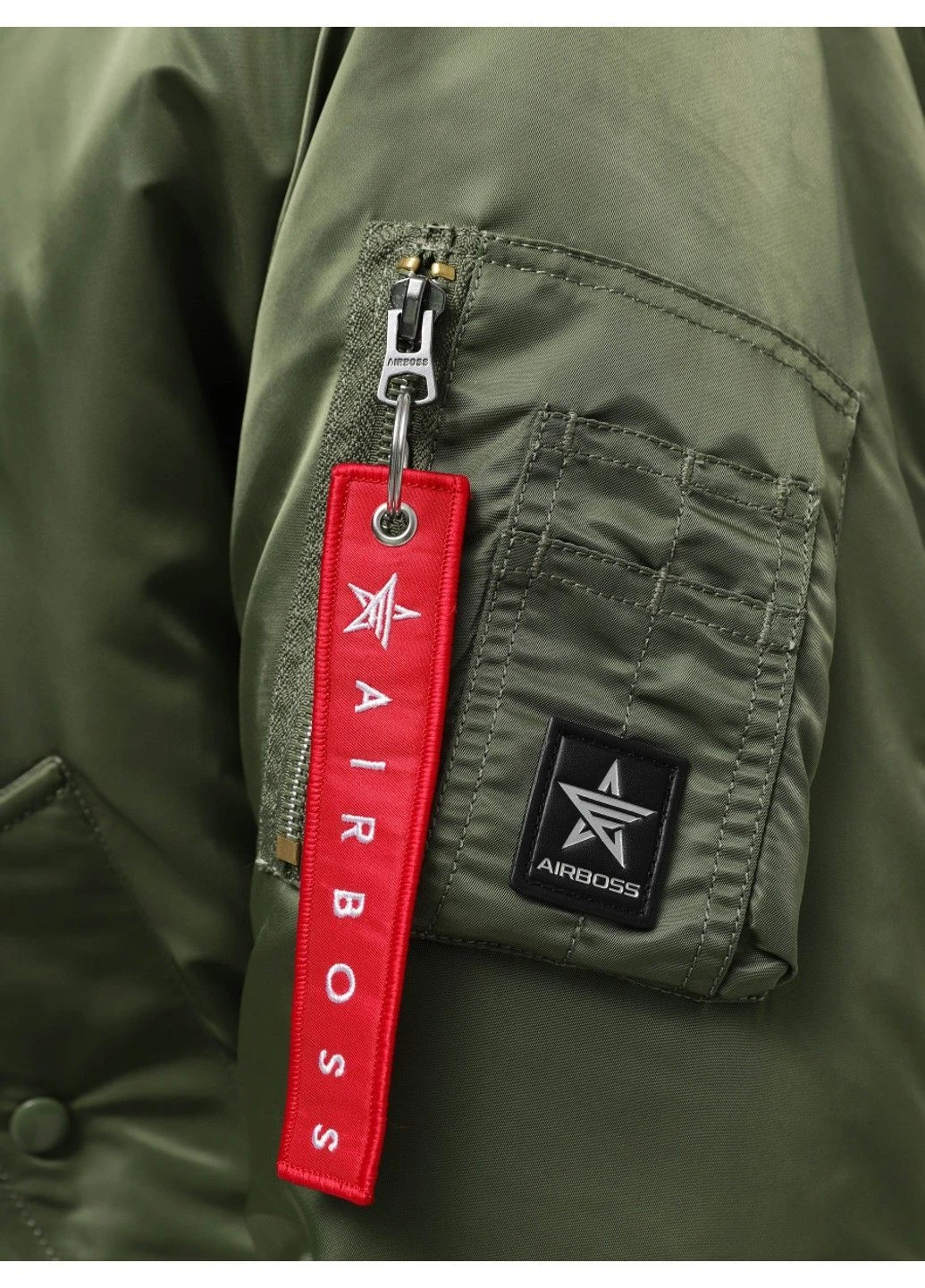 Куртка (бомбер) MA-1 Flight Jacket (NEW GEN) Зеленая Airboss (368850593)