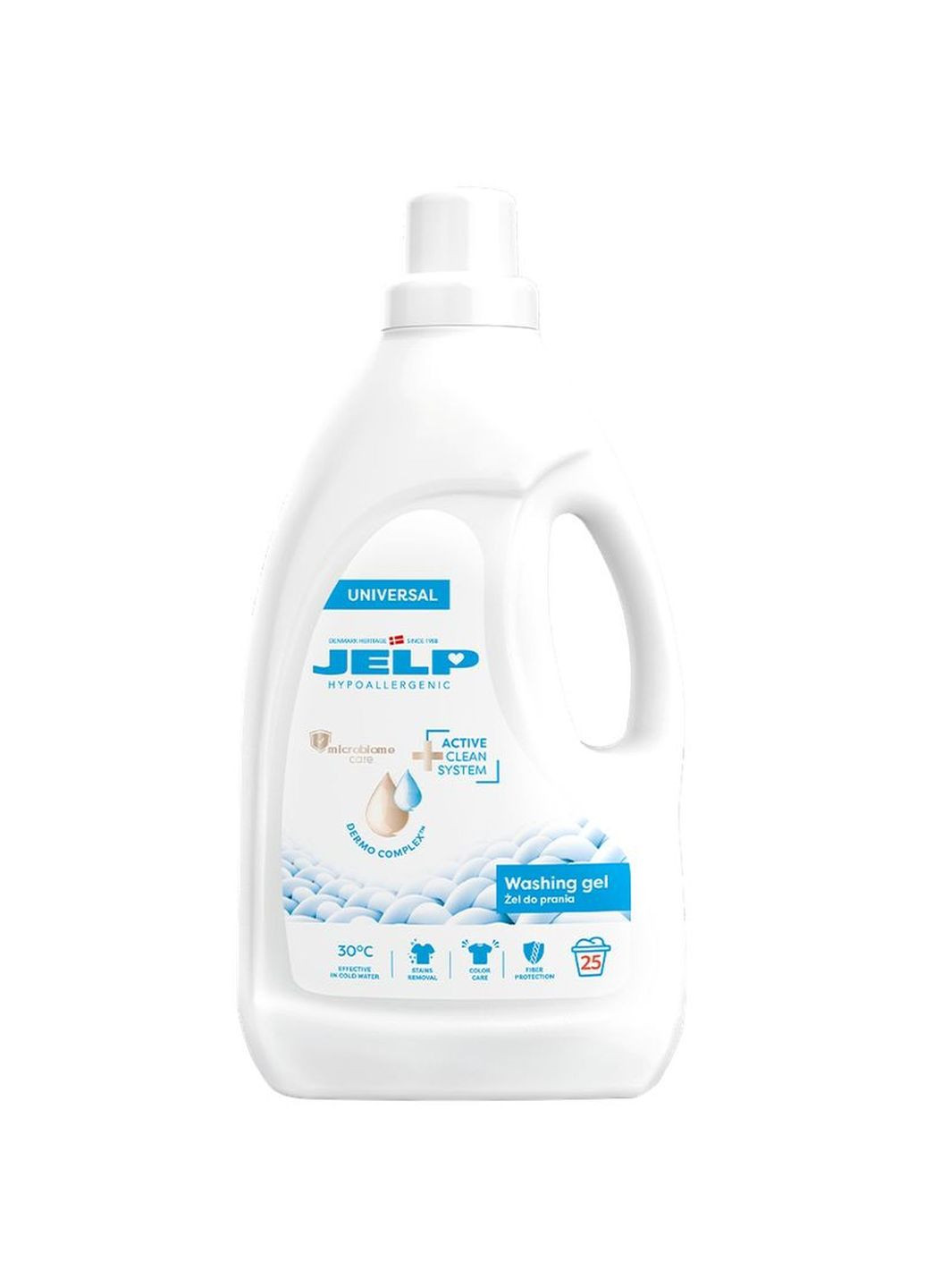Гель для стирки Универсальный Гипоаллергенный 2 л, 25 циклов стирки JELP 90027 (336146226)