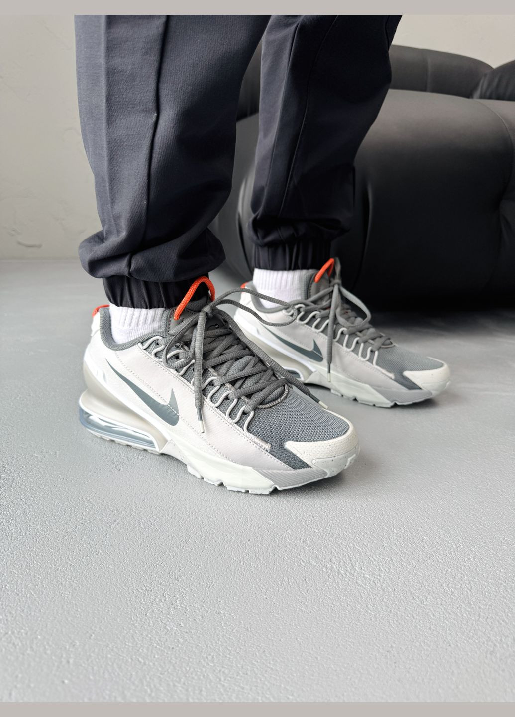 Серые демисезонные кроссовки мужские и женские nike air max pulse 270 grey blue | найк аир макс пульс 270 серые No Brand