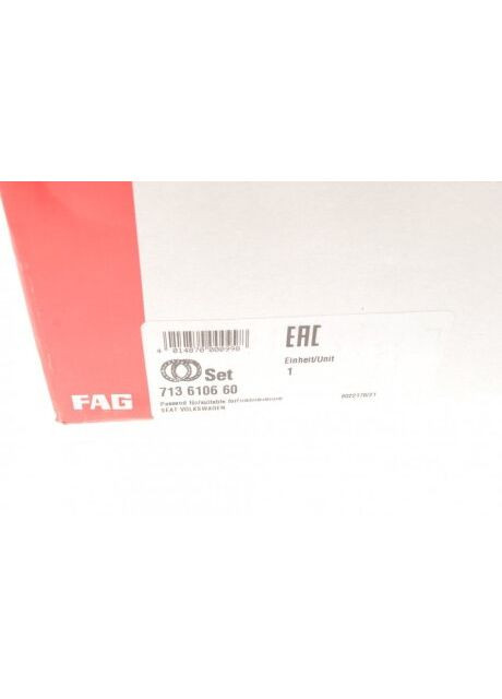 Ступица SEAT INCA; VW CADDY II 95- задн. мост (Пр-во ) 713 6106 60 FAG (368192628)
