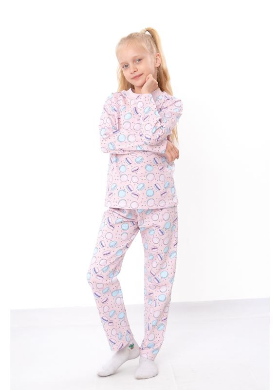 Персикова зимня піжама для дівчинки (тепла) (p-4053) Носи своє