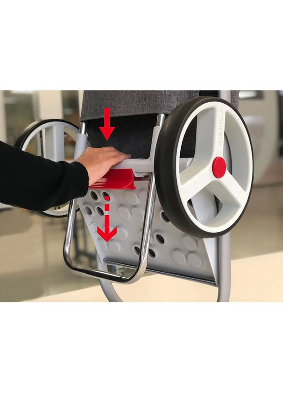 Сумка-тележка Com MF 8 Black Tube Burdeos 53л (930280) Rolser (324265862)