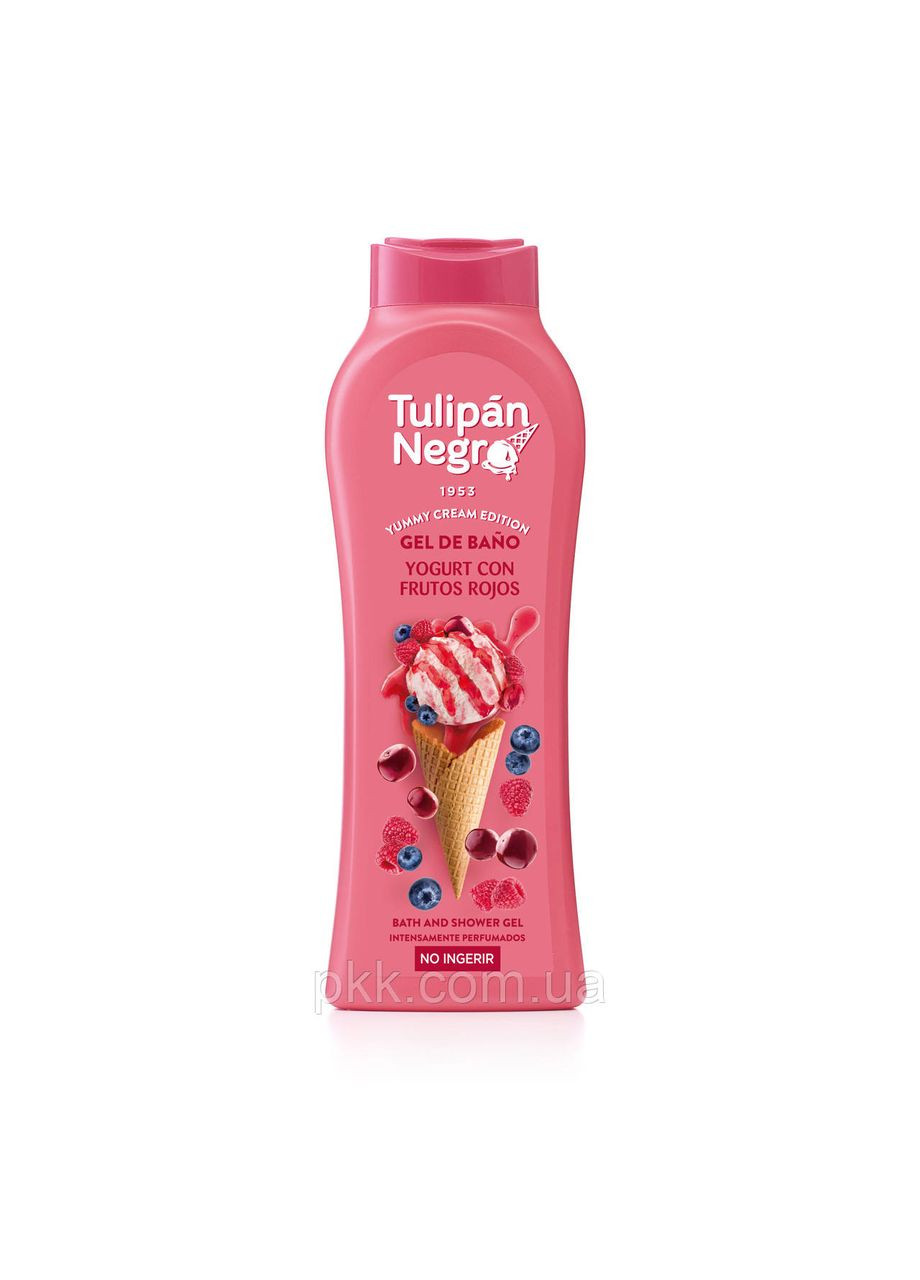 Гель для душа Yummy Cream ягодный йогурт (650 мл) Tulipan Negro (302723470)