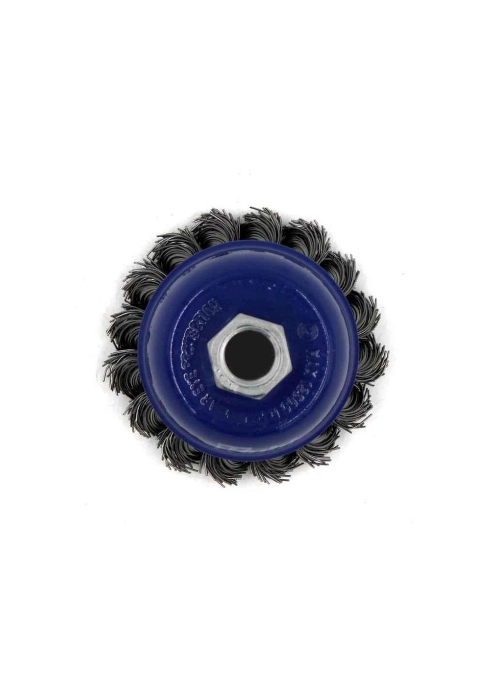 Щітка дротяна на УШМ чашоподібна (сталевий жгутований дріт) 125мм ТМ Kubis (305059444)