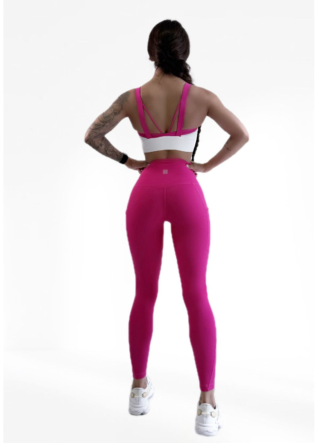 Костюм для фітнесу жіночий лосини та топ LILAFIT (353834768)