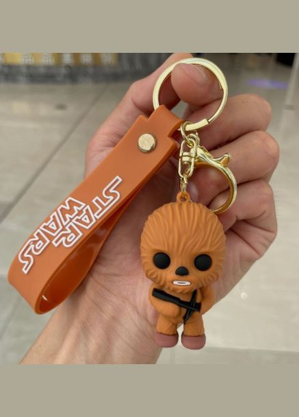 Чубакка брелок Зоряні війни Star Wars Chewbacca силіконовий брелок для ключів креативна підвіска 5,5 см Shantou (289876248)