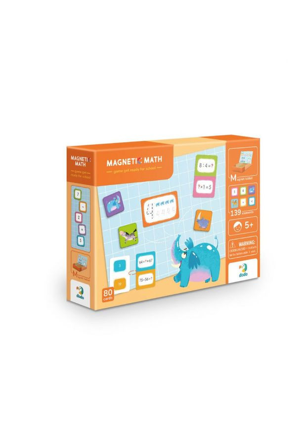 Розвиваюча магнітна гра "Математика" DoDo 200215, 139 ел DoDo Toys (371597848)