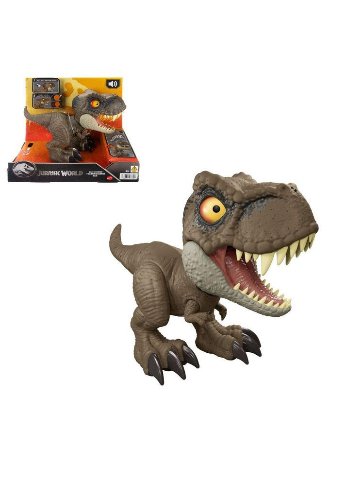 Интерактивная фигурка детёныша Ти-Рекса, "Мир Юрского периода", звук, движение (JCW01) No Brand (345650672)