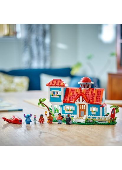 Конструктор Пляжний будинок Ліло та Стіч 43268 834 деталі No Brand (361025528)