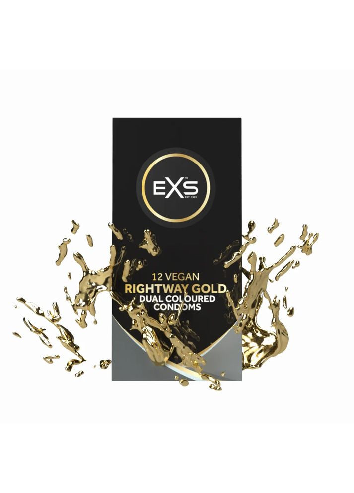 Презервативы Rightway Gold Condoms, 12 шт. EXS (364485352)