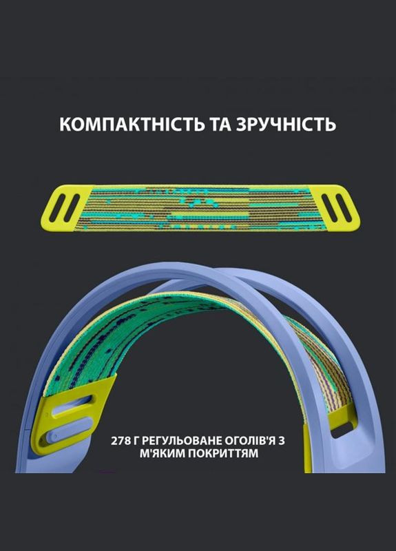 Гарнитура G733 Lilac (981-000890) Logitech (336955140)