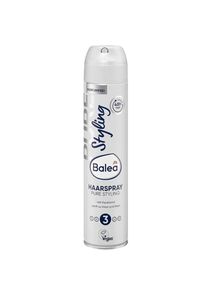 Лак для волос Pure Styling с чистой фиксацией и блеском, 300 мл Balea (368293793)
