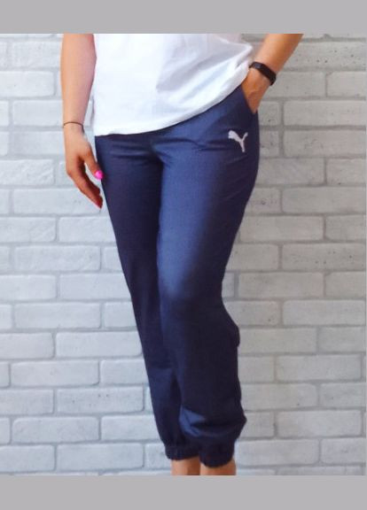 Спортивные штаны женские с карманами низ на резинке No Brand (335841208)