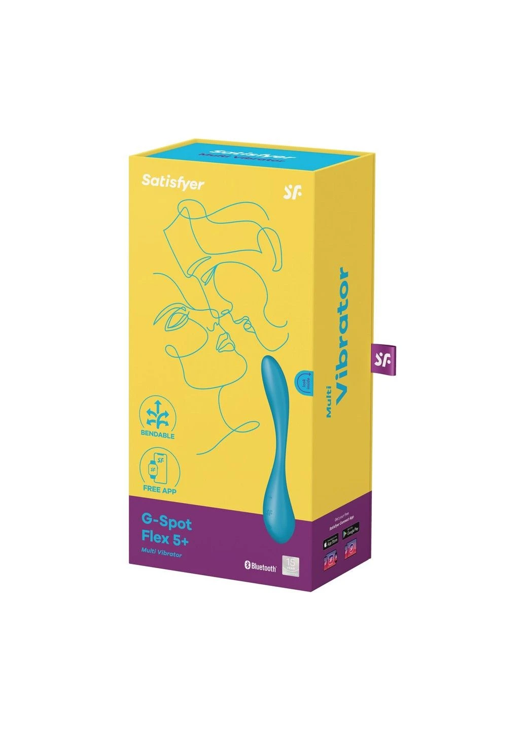 Универсальный смарт-вибратор G-Spot Flex 5+ Petrol Satisfyer (333332682)