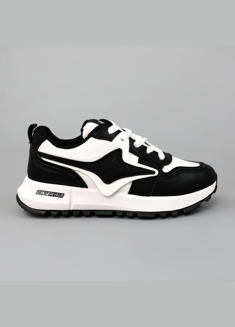 Кроссовки женские Fashion чёрные демисезоны (301634230)