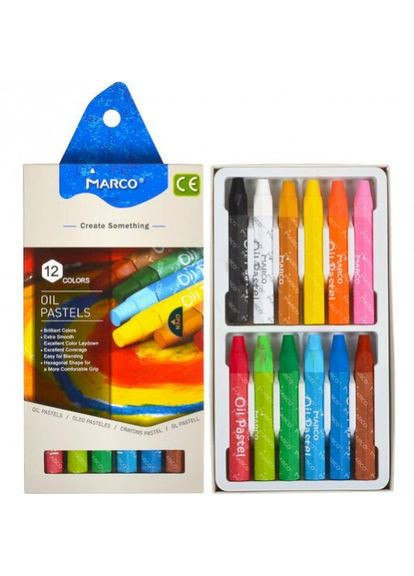Пастель масляная 4800OP-12CB 12 цветов Marco (364753440)