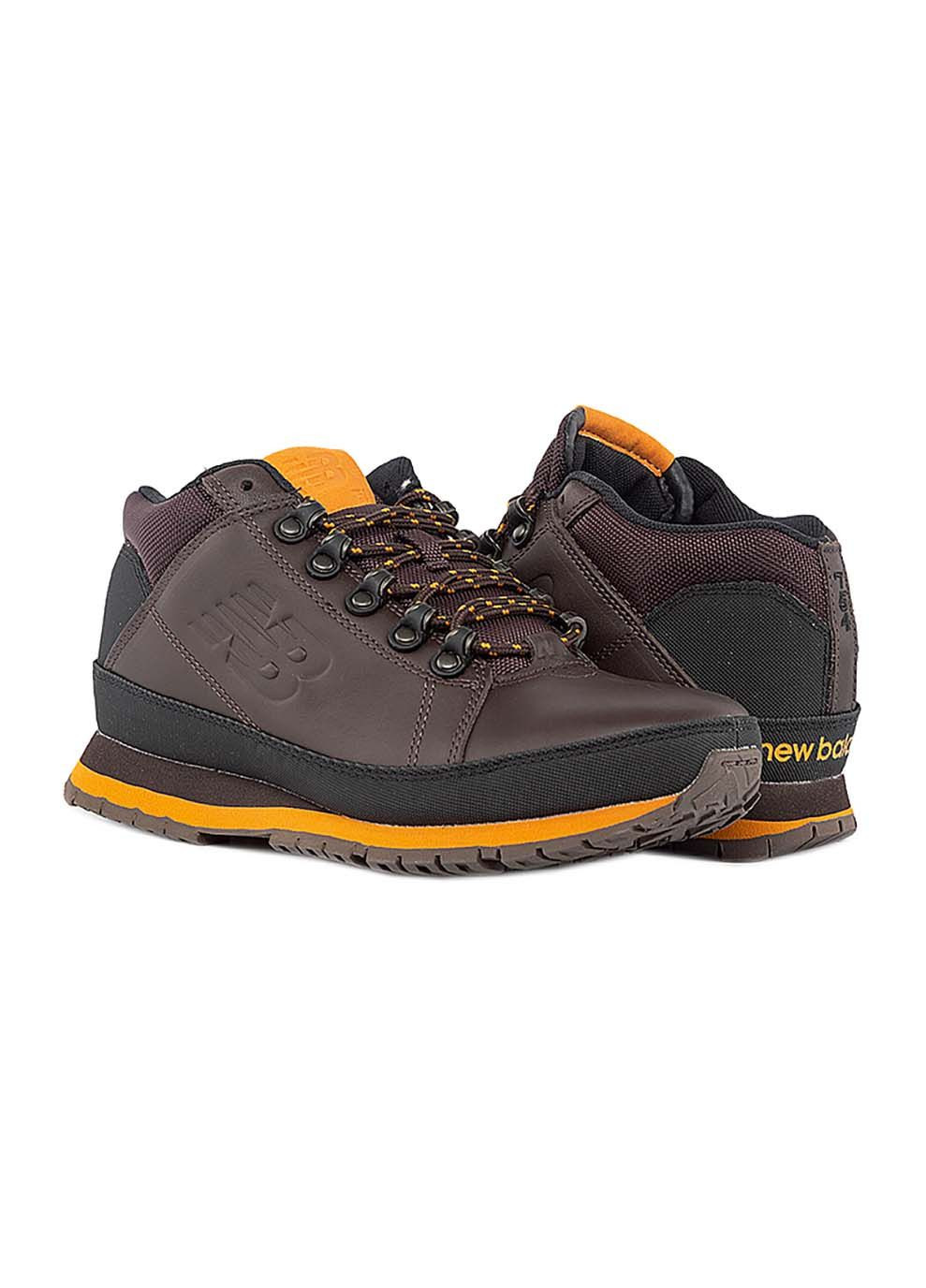Коричневые зимние мужские ботинки 754 коричневый New Balance