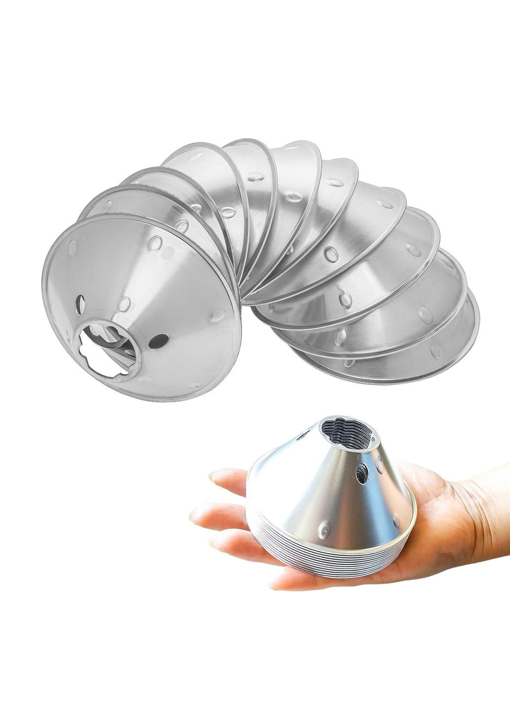 Тарілки конусні метеллічні барабана для сепаратора 11 штук Мотор Січ (322765934)