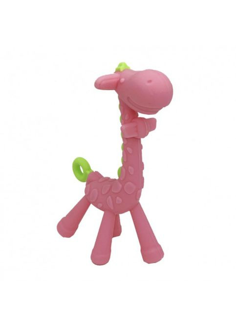 Силиконовый прорезыватель "Жираф" Mega Zayka MGZ-0416(Pink) в футляре Megazayka (300389306)