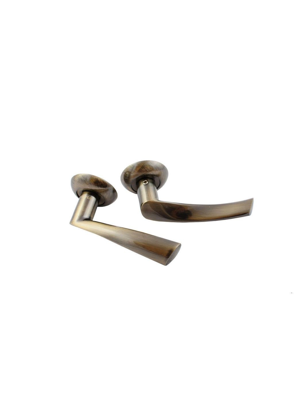 Дверная ручка на розетке Sofia из алюминия и цинка антикоррозионная для внутренних дверей бронза FZB (332632361)