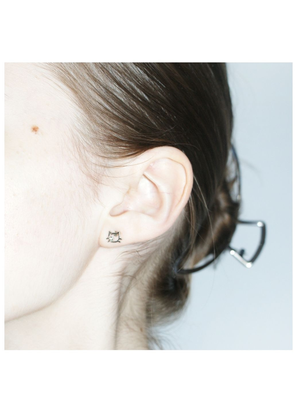 Маленькие серьги с Хэллоу Китти серьги-гвоздики лолита стиль няшные с волшебным камнем харадзюку мини с котиком аниме fairycore No Brand (335977538)