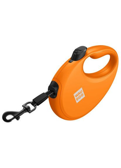 Повідок для собак R-leash з контейнером для пакетів M до 20 кг 5 м помаранчевий (26284) WAUDOG R-leash з контейнером для пакетів M до 20 кг 5 м п (366691068)