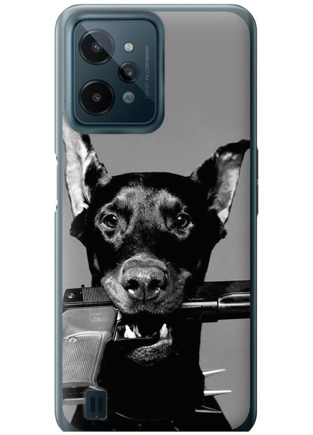 Силіконовий чохол 'Доберман' для Endorphone Realme C31 (282618464)