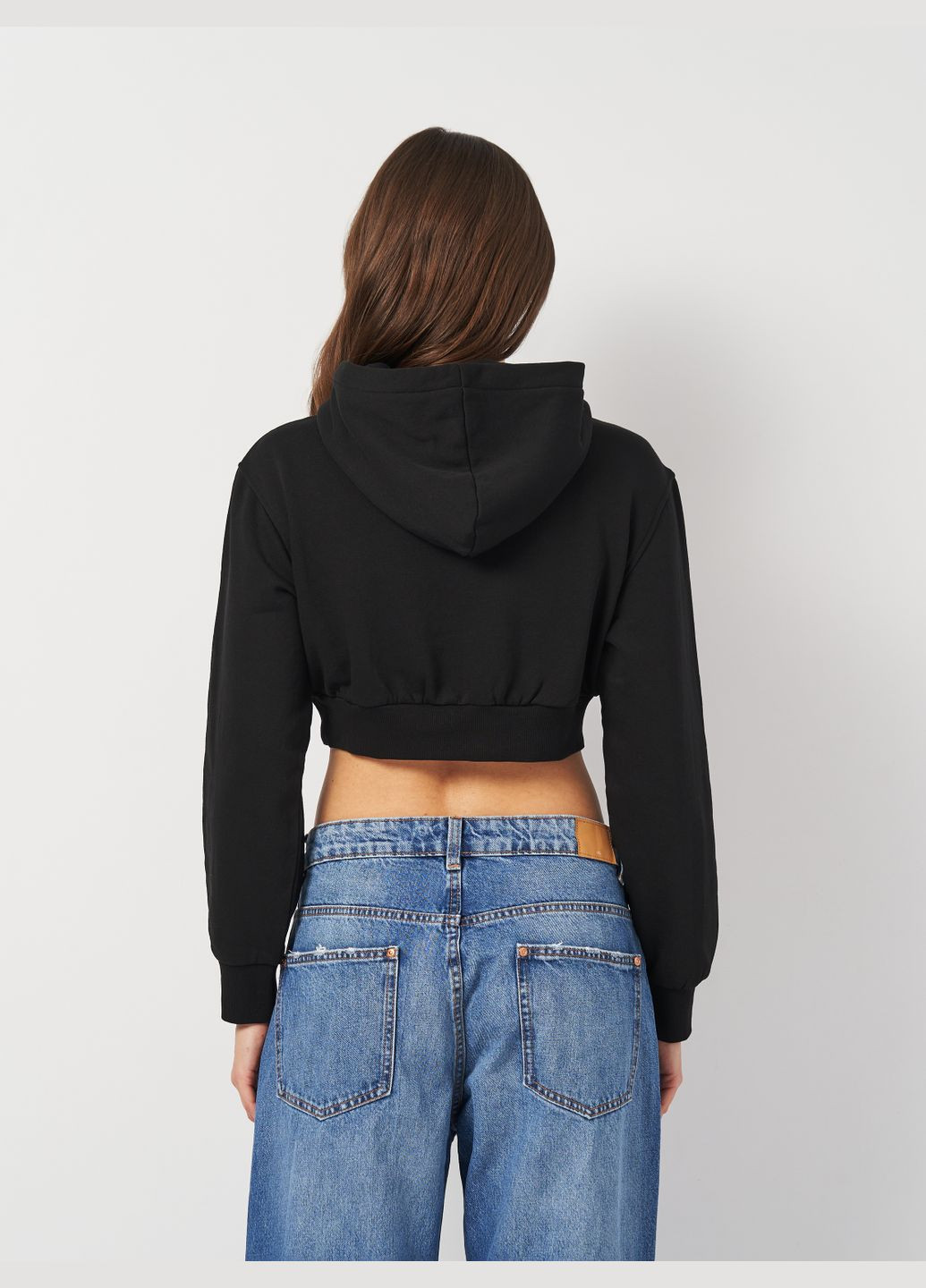 Укорочений худі з бавовни H&M (315069457)