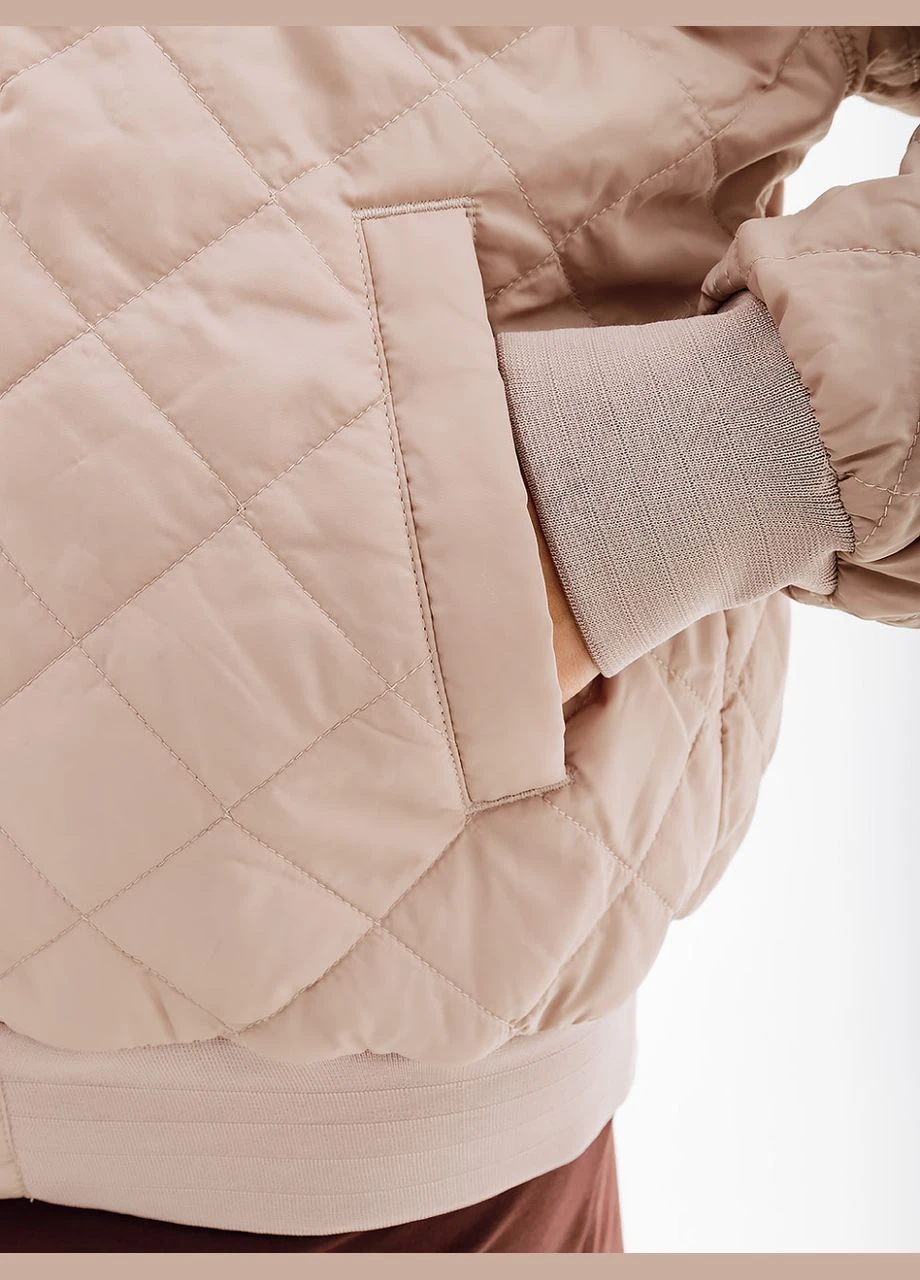 Бежева демісезонна куртка w nsw vrsty bmbr jkt dv7876-272 Nike