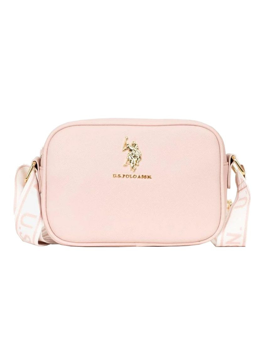 Крос-боді сумка U.S. POLO ASSN. CLASSIC ZIP CROSSBODY BAG пудрова U.S. Polo Assn. (325470819)