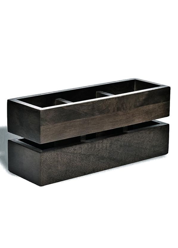 Подставка для столовых приборов из дерева Альберо мокко (ПСП-003910) No Brand (327426481)