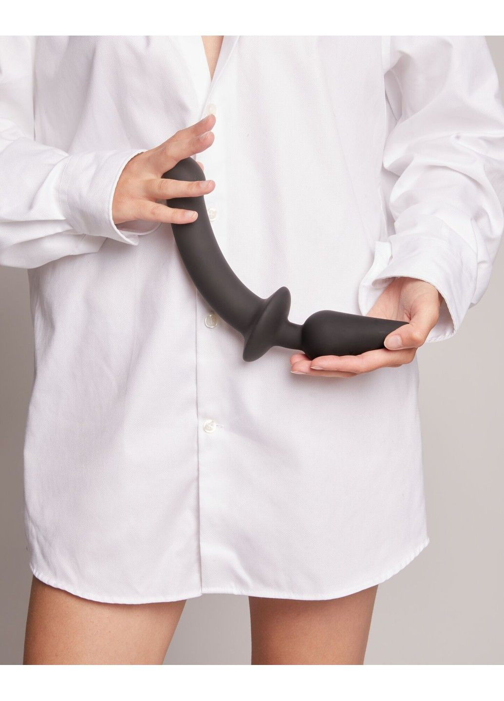 Анальна пробка з дилдо 2 в 1 Strap On Me SWITCH PLUG IN DILDO Black S діаметр 3,3 2,9 см для анальної стимуляції Strap-On-Me (298473767)