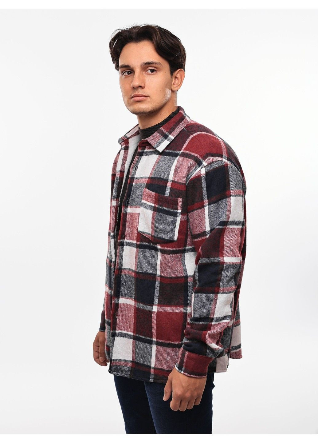 Бордовая рубашка BNH