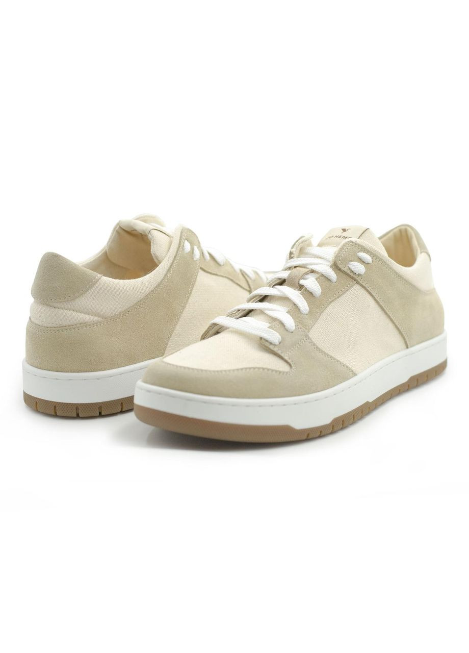 Бежеві кеди чоловічі бежеві з конопляної тканини evo ls 44 Jo Hemp