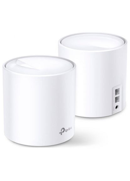 Точка доступа Wi-Fi DECO X20 2PK AX1800 1xGE LAN 1xGE WAN MU-MIMO OFDMA MESH (DECO-X20-2-PACK) TP-Link DECO X20 2PK AX1800 1xGE LAN 1xGE WAN MU-MIMO OFDM (368774600)