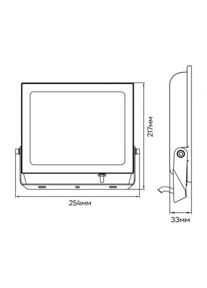 Светодиодный прожектор LL-1100ARD 100W 9000Lm 6500K (80019) Ardero (305757326)