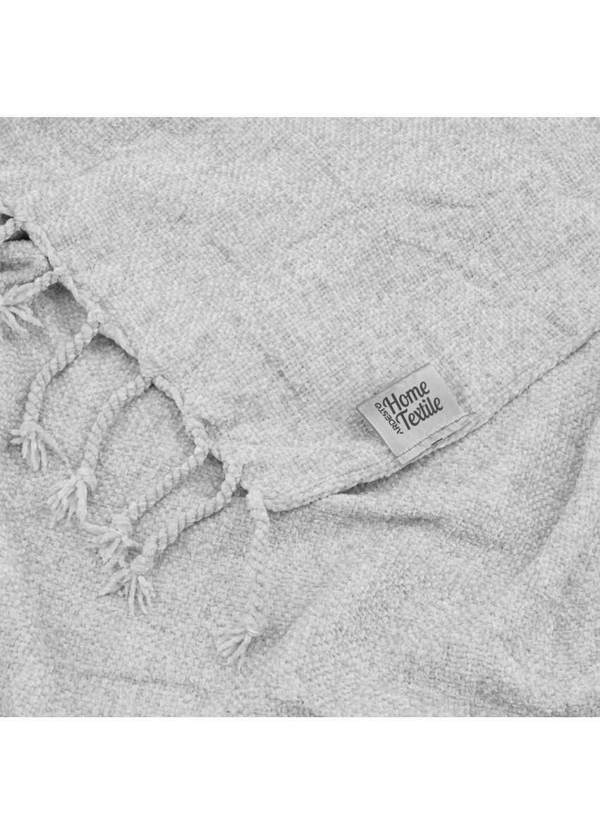 Плед Сhenille ART0201СH 140х190 см сірий Ardesto (368764649)